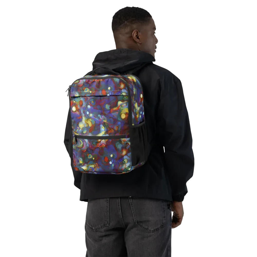 Indigo Ecstasy on Utility Backpack — Back