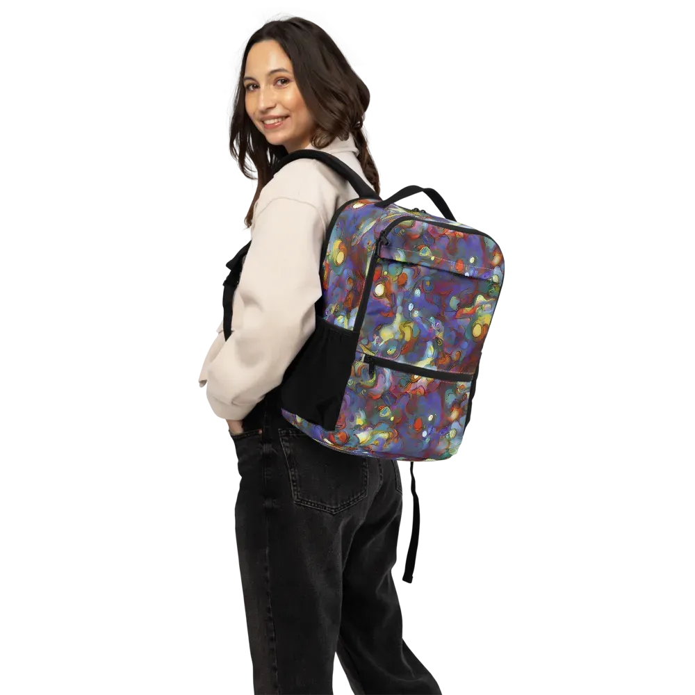 Indigo Ecstasy on Utility Backpack — Back