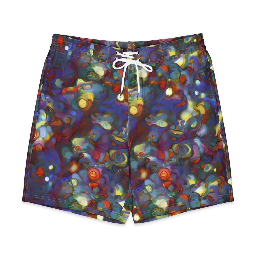 Indigo Ecstasy on Men's Board Shorts — Front