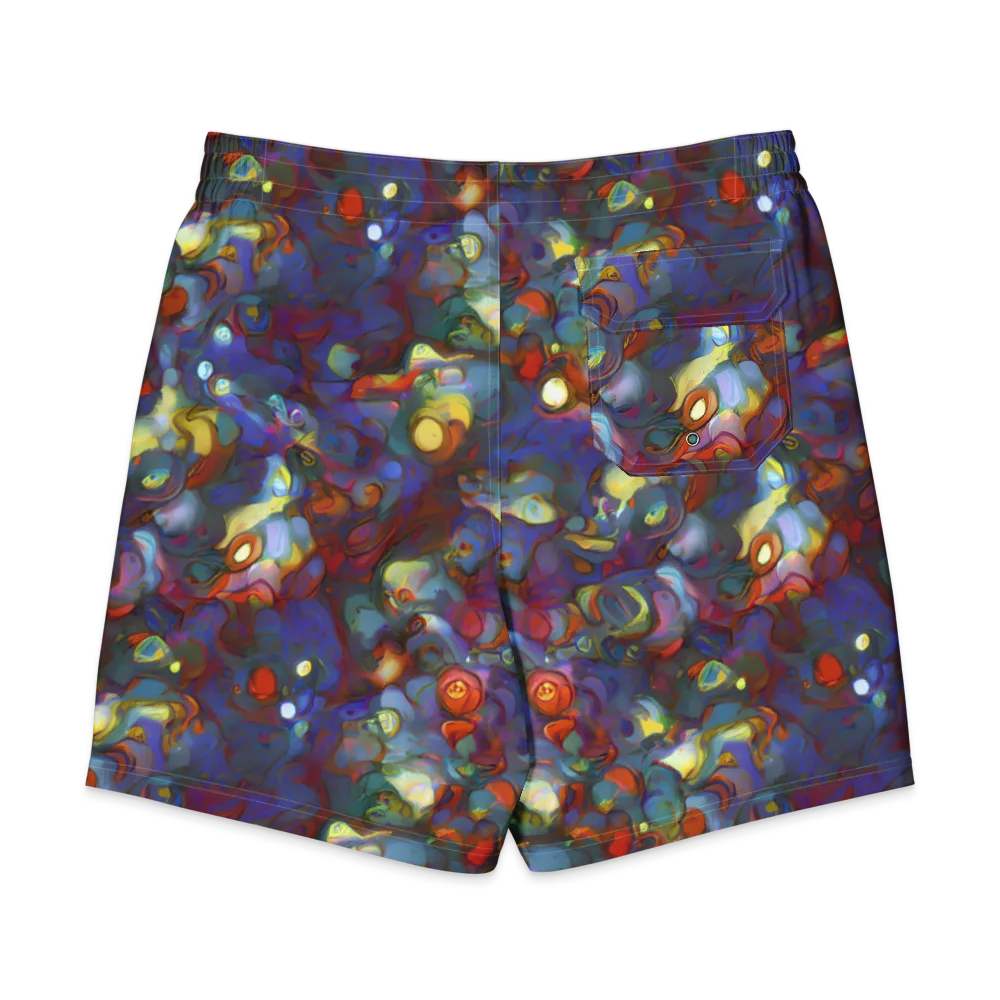 Indigo Ecstasy on Men's Board Shorts — Back
