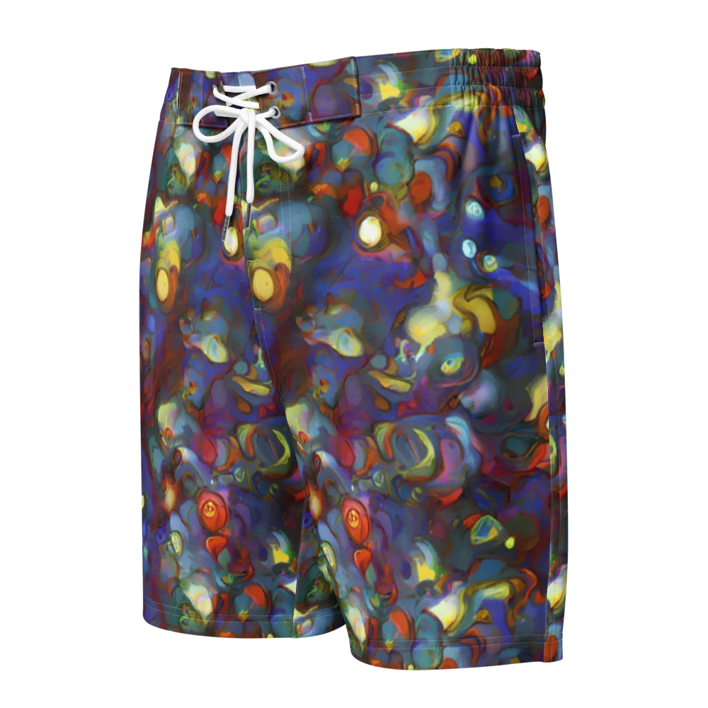 Indigo Ecstasy on Men's Board Shorts — Front