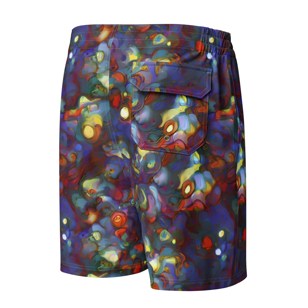 Indigo Ecstasy on Men's Board Shorts — Back