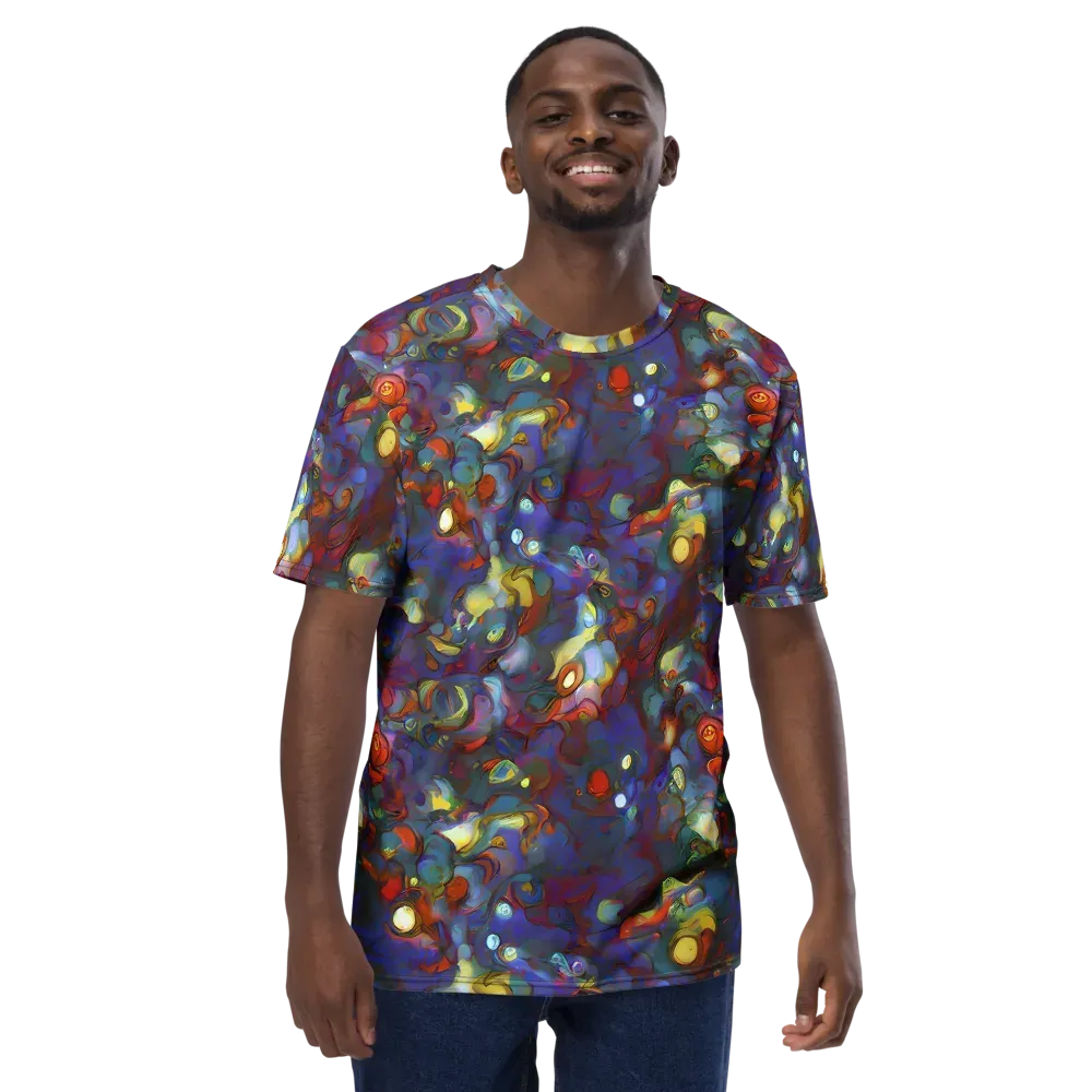 Indigo Ecstasy on Men's Crew Neck T-Shirt — Front