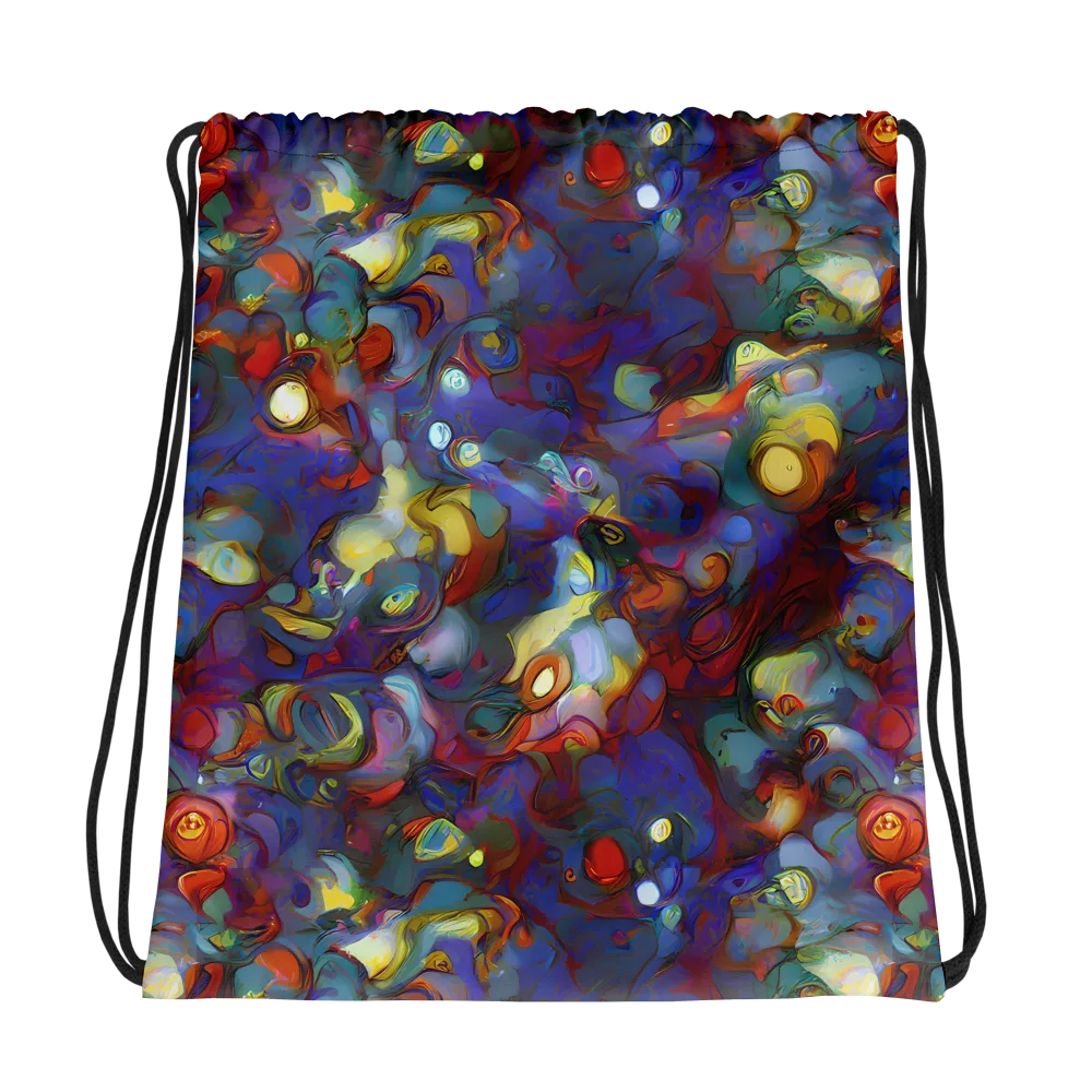 Indigo Ecstasy on Drawstring Bag — Photo