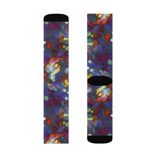 Indigo Ecstasy on a Socks
