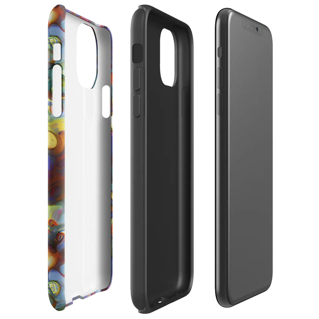 Indigo Ecstasy on Tough Case for iPhone® — Right