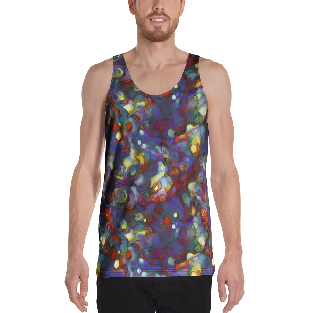 Indigo Ecstasy on Men's Tank Top — Front