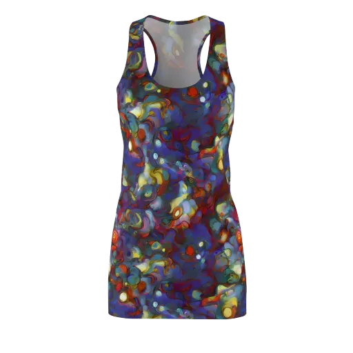 Indigo Ecstasy on a Racerback Dress