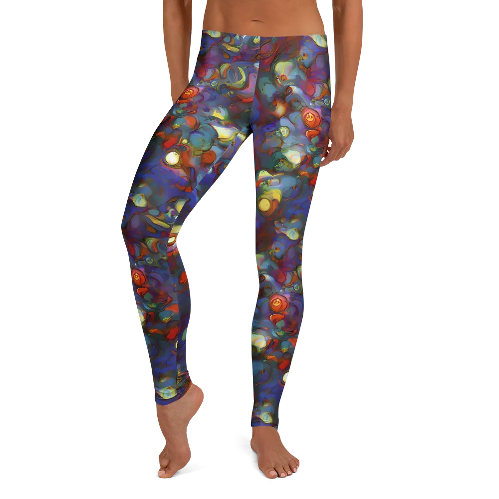 Indigo Ecstasy on Leggings — Front