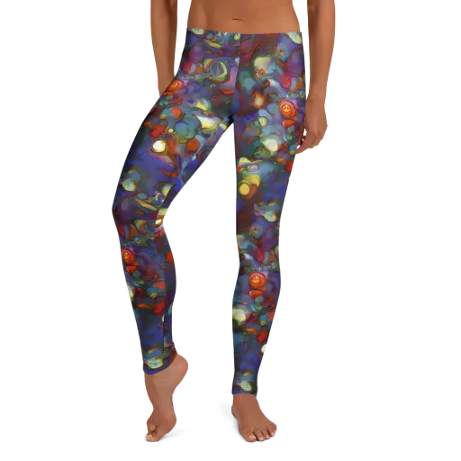 Indigo Ecstasy on a Leggings