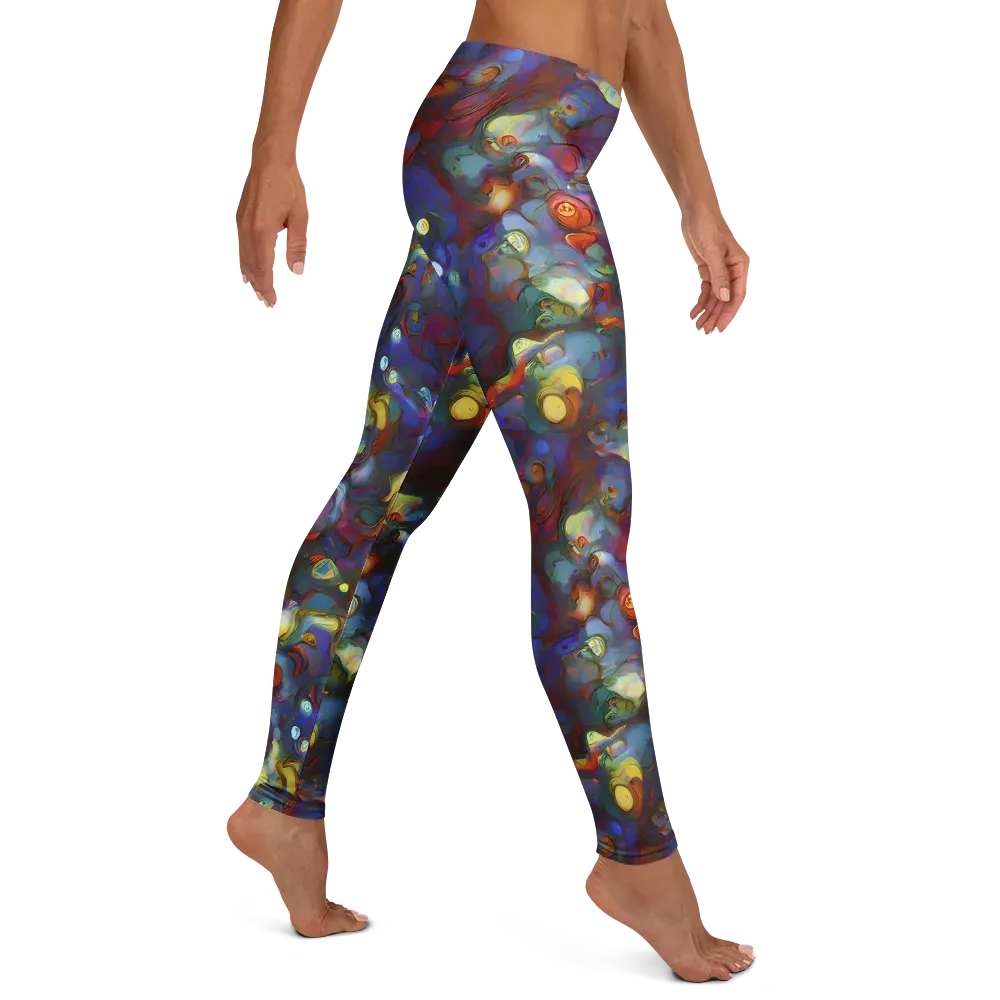 Indigo Ecstasy on Leggings — Right