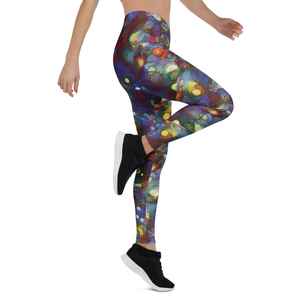 Indigo Ecstasy on Leggings — Right