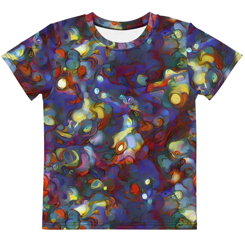 Indigo Ecstasy on Kids Crew Neck T-Shirt — Front