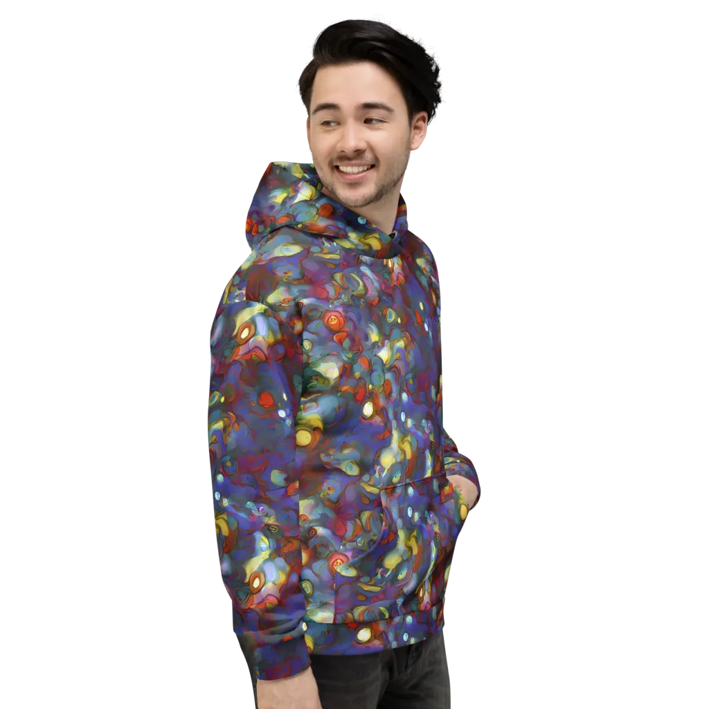 Indigo Ecstasy on Hoodie — Right