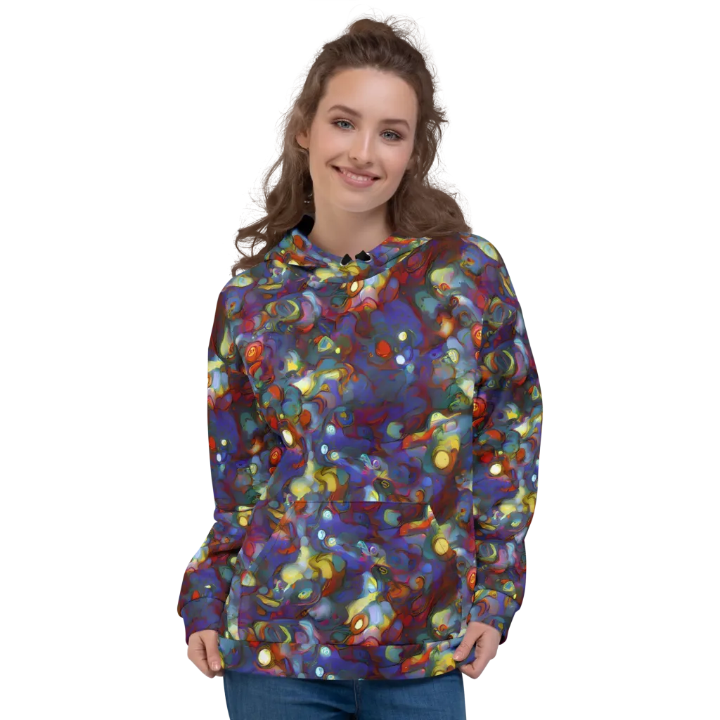 Indigo Ecstasy on Hoodie — Front