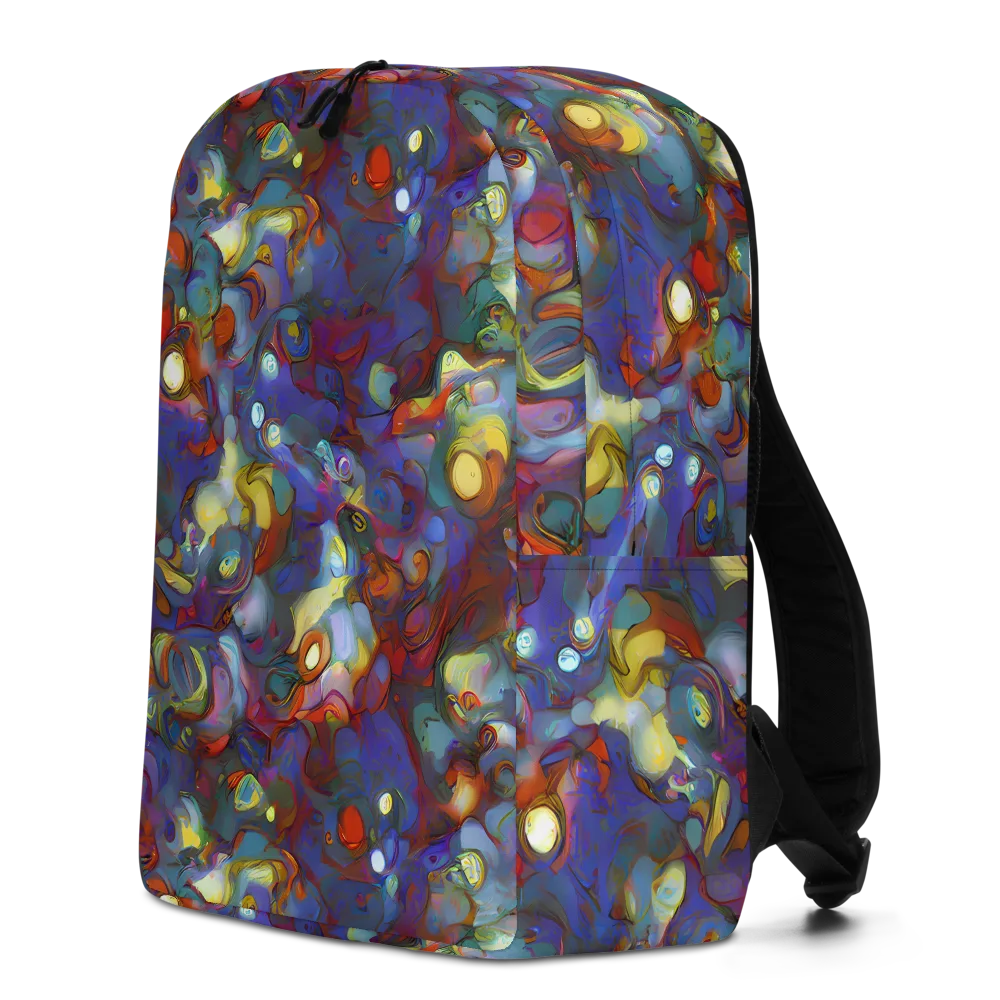Indigo Ecstasy on Minimalist Backpack — Left