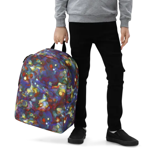 Indigo Ecstasy on a Minimalist Backpack