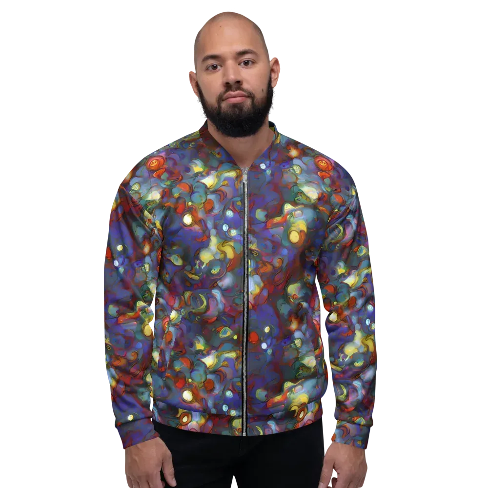 Indigo Ecstasy on Bomber Jacket — Front