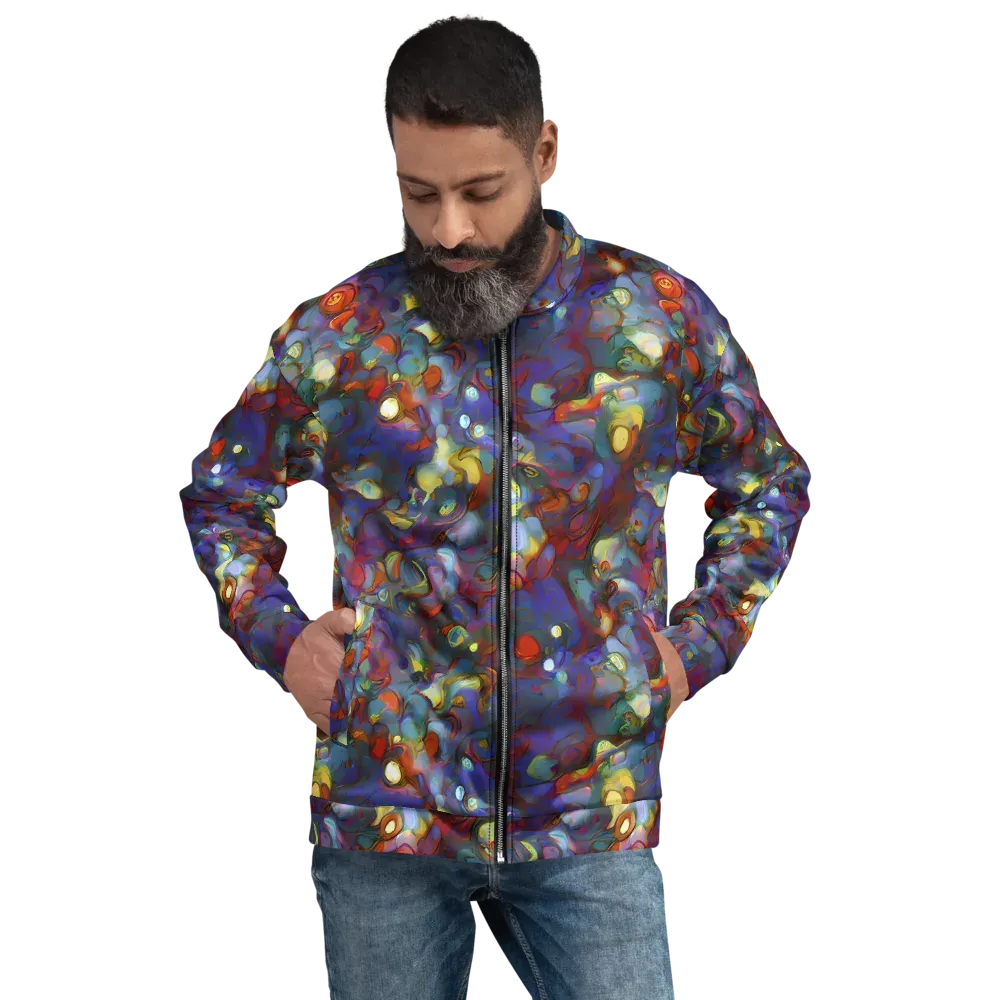 Indigo Ecstasy on Bomber Jacket — Front