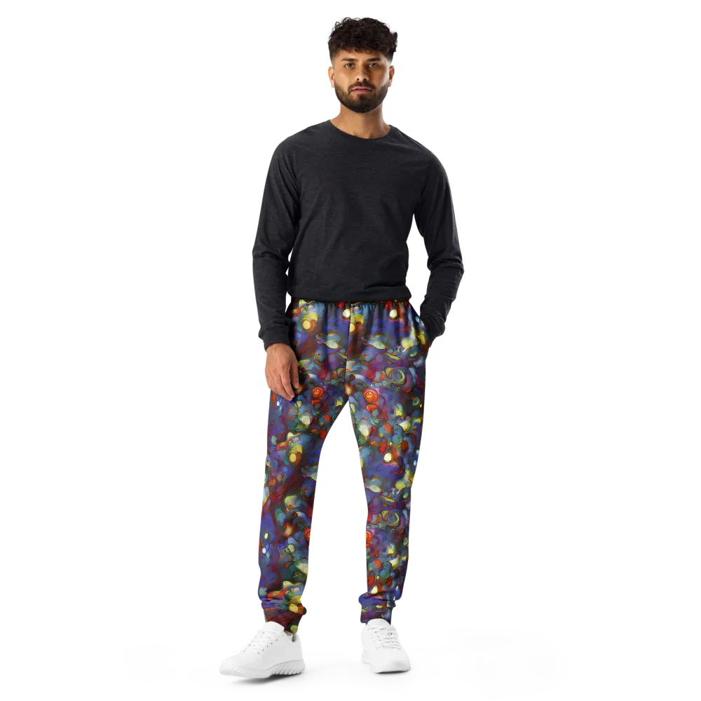Indigo Ecstasy on Men's Joggers — Front