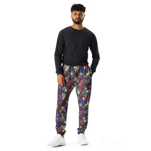 Indigo Ecstasy on a Men's Joggers