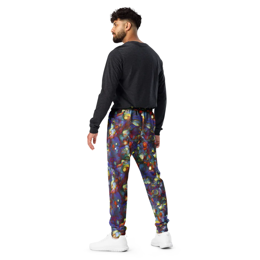 Indigo Ecstasy on Men's Joggers — Back