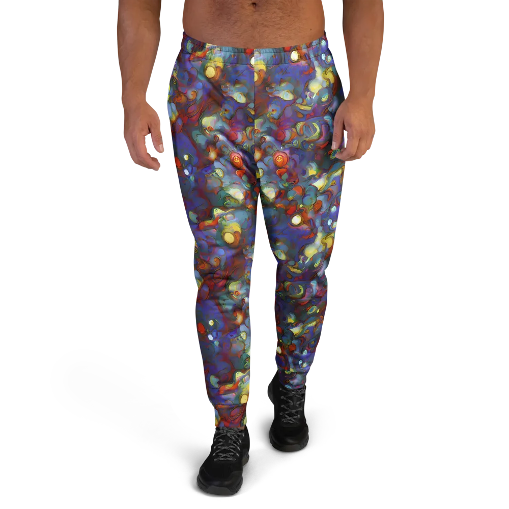 Indigo Ecstasy on Men's Joggers — Front