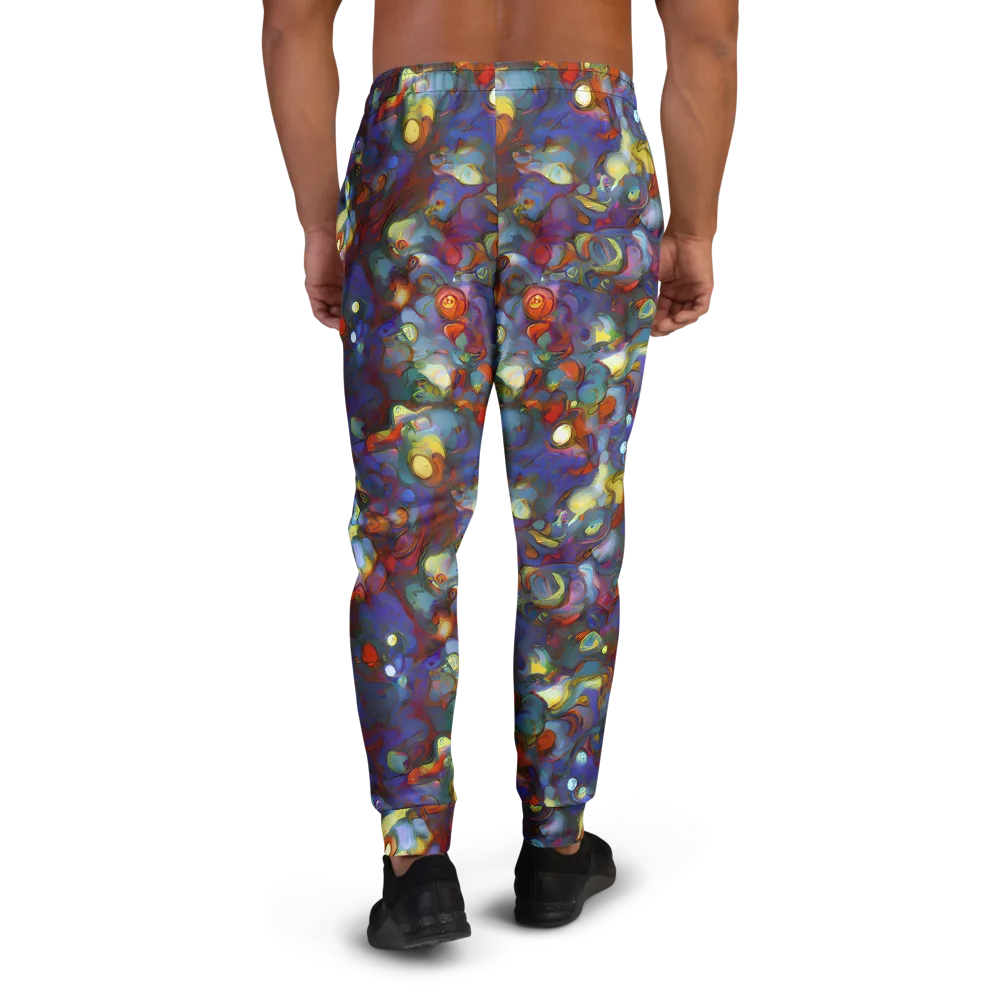 Indigo Ecstasy on Men's Joggers — Back