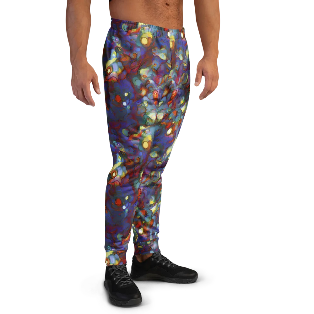 Indigo Ecstasy on Men's Joggers — Right