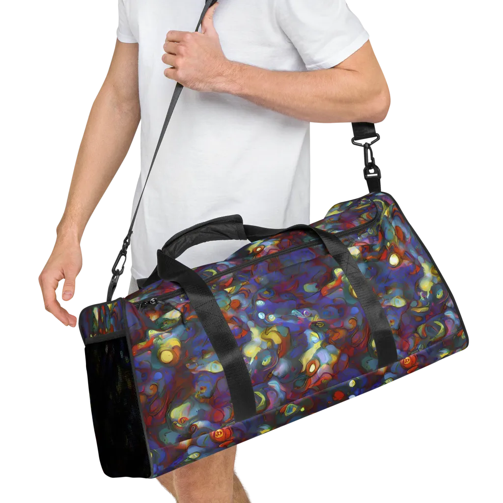 Indigo Ecstasy on Duffle Bag — Right Front