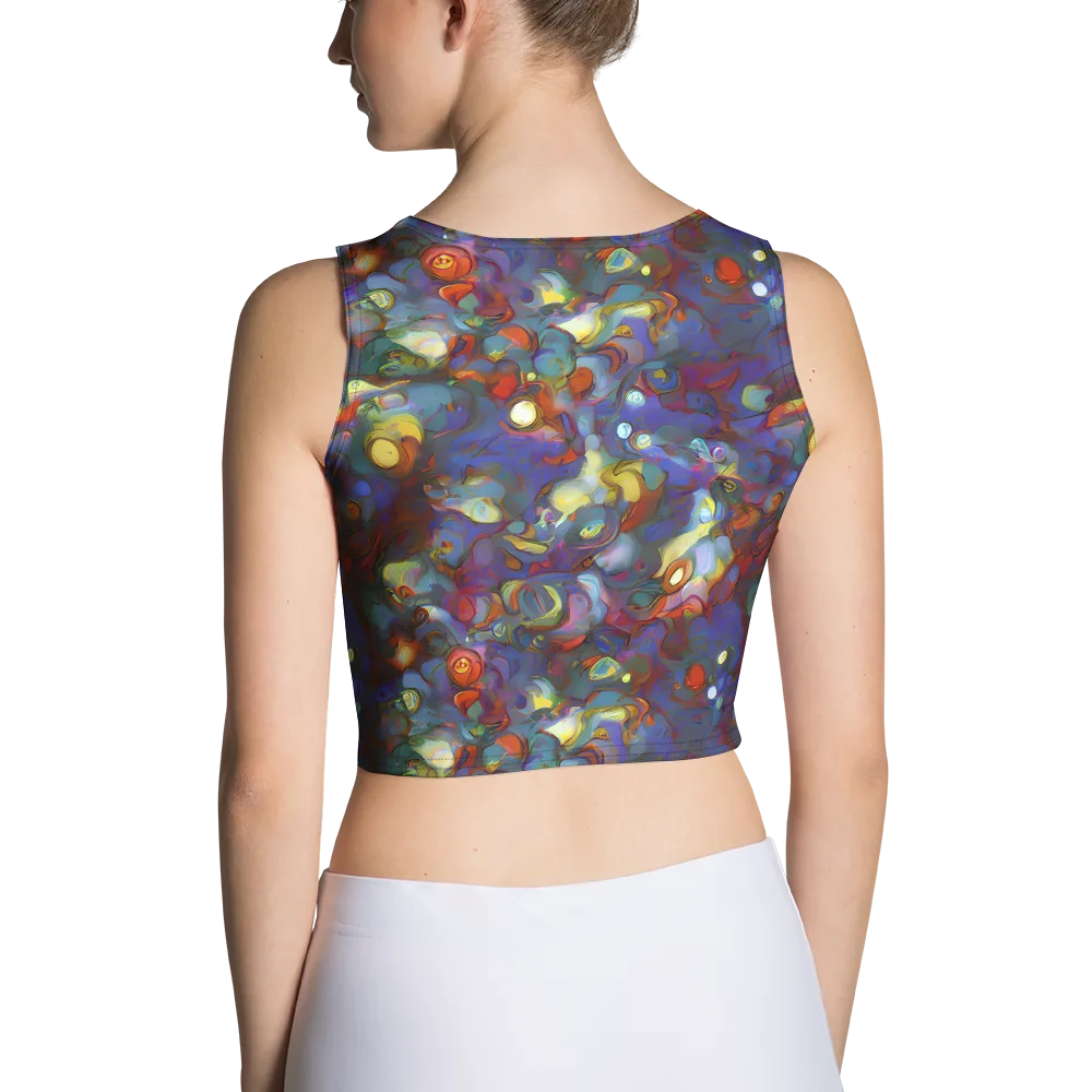 Indigo Ecstasy on Crop Top — Back