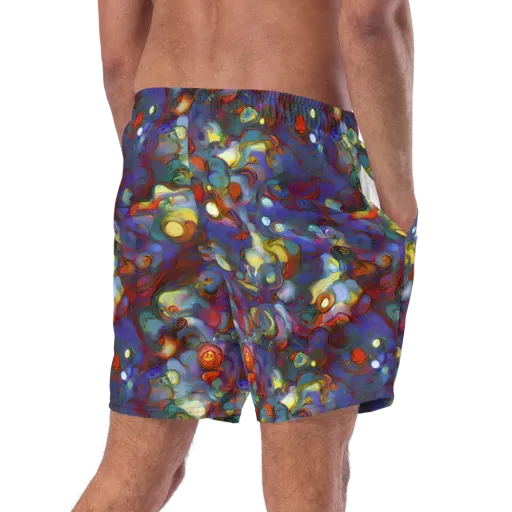 Indigo Ecstasy on a Swim Trunks