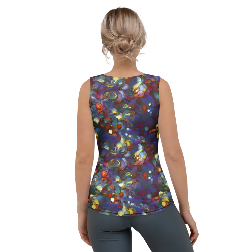Indigo Ecstasy on Women's Tank Top — Back