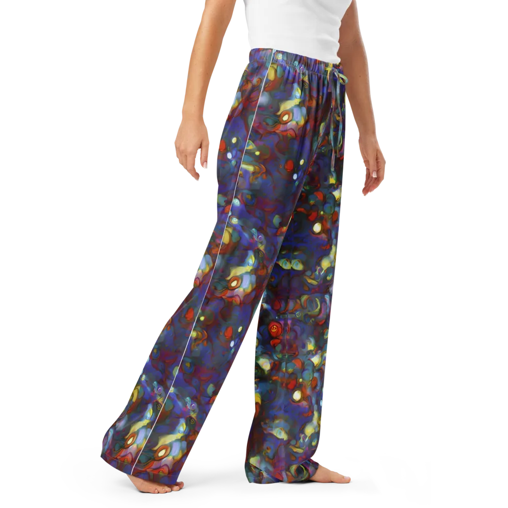 Indigo Ecstasy on Women's Pajama Pants — Right Front