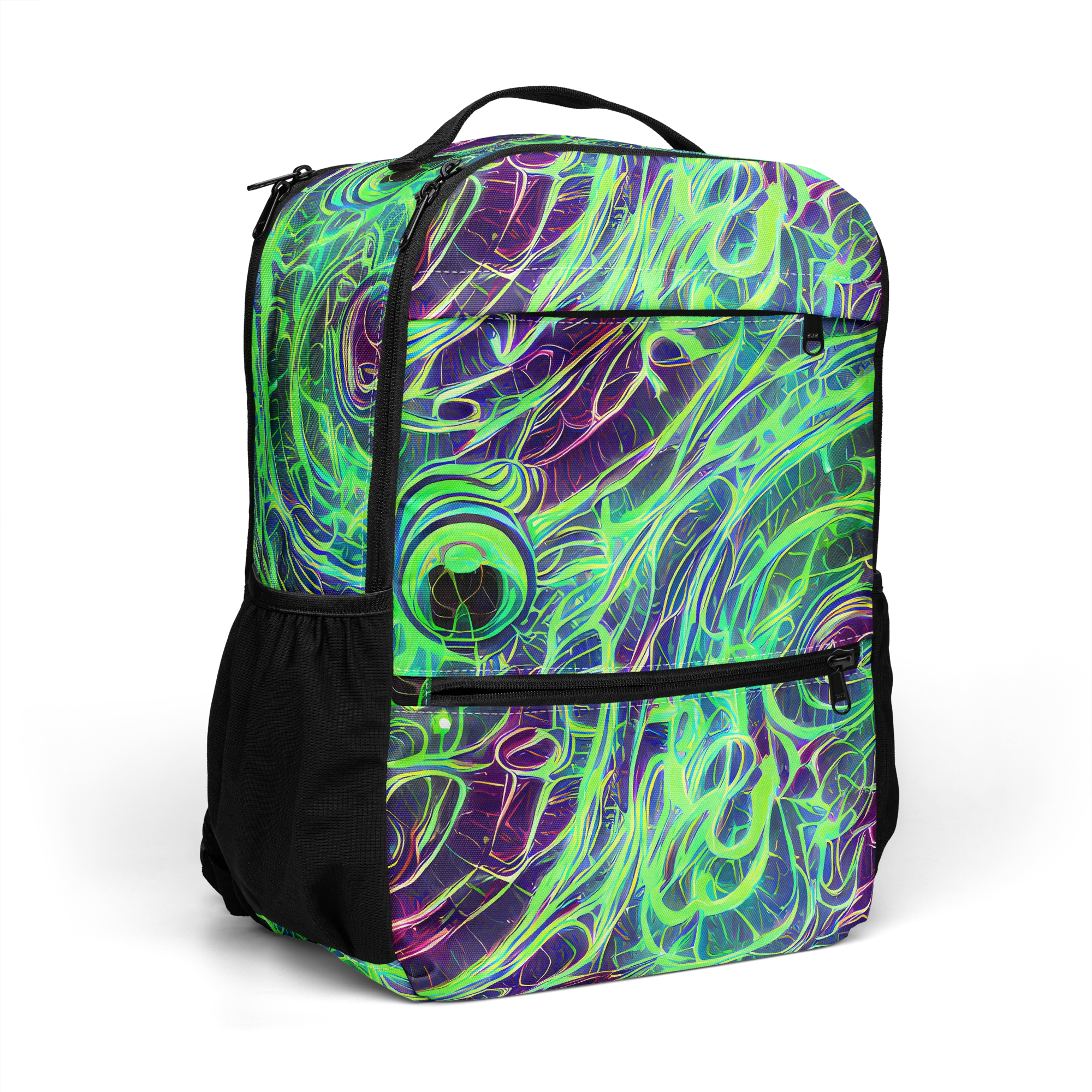 Synthwave Canopy on Utility Backpack — Right Front