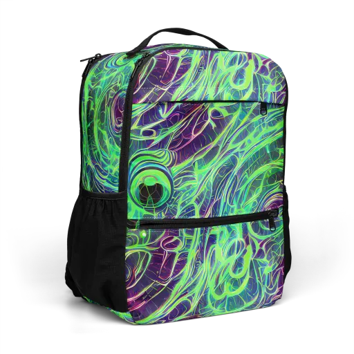Synthwave Canopy on a Utility Backpack