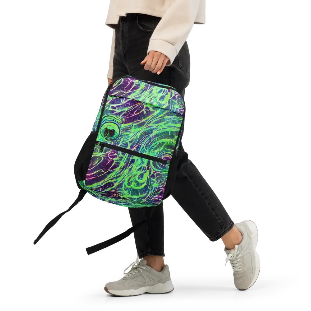 Synthwave Canopy on Utility Backpack — Front