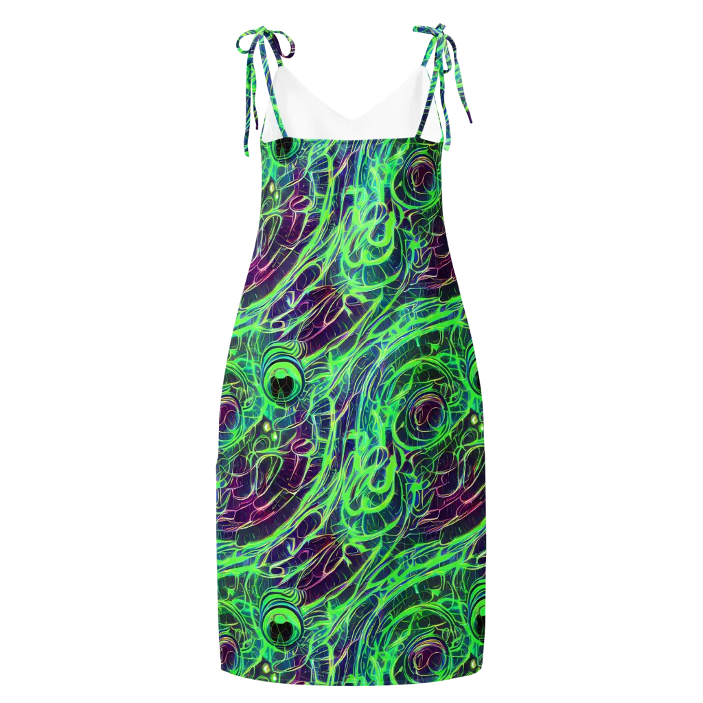 Synthwave Canopy on Slip Dress — Back