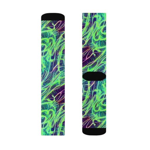 Synthwave Canopy on a Socks