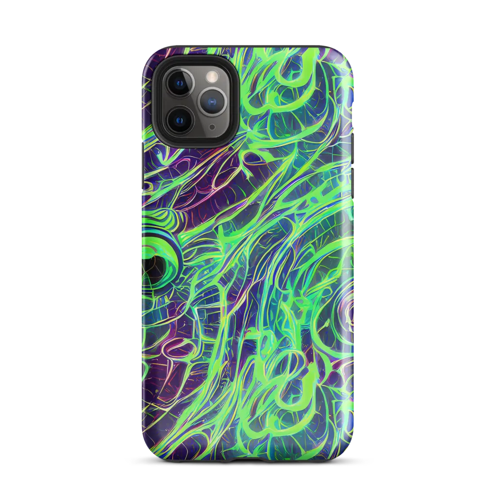 Synthwave Canopy on Tough Case for iPhone® — Front