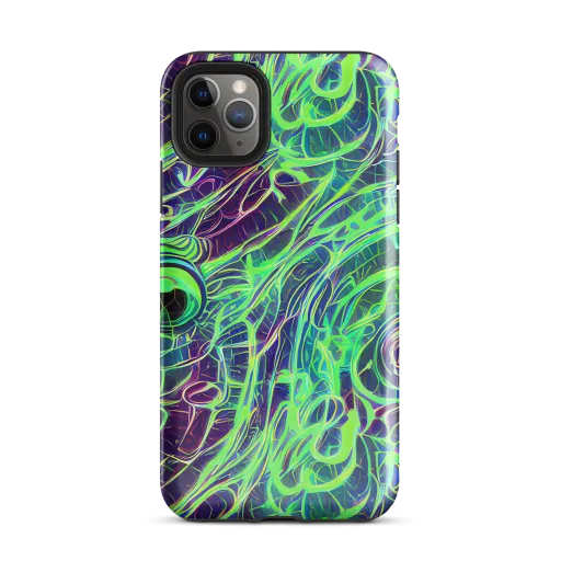 Synthwave Canopy on a Tough Case for iPhone®