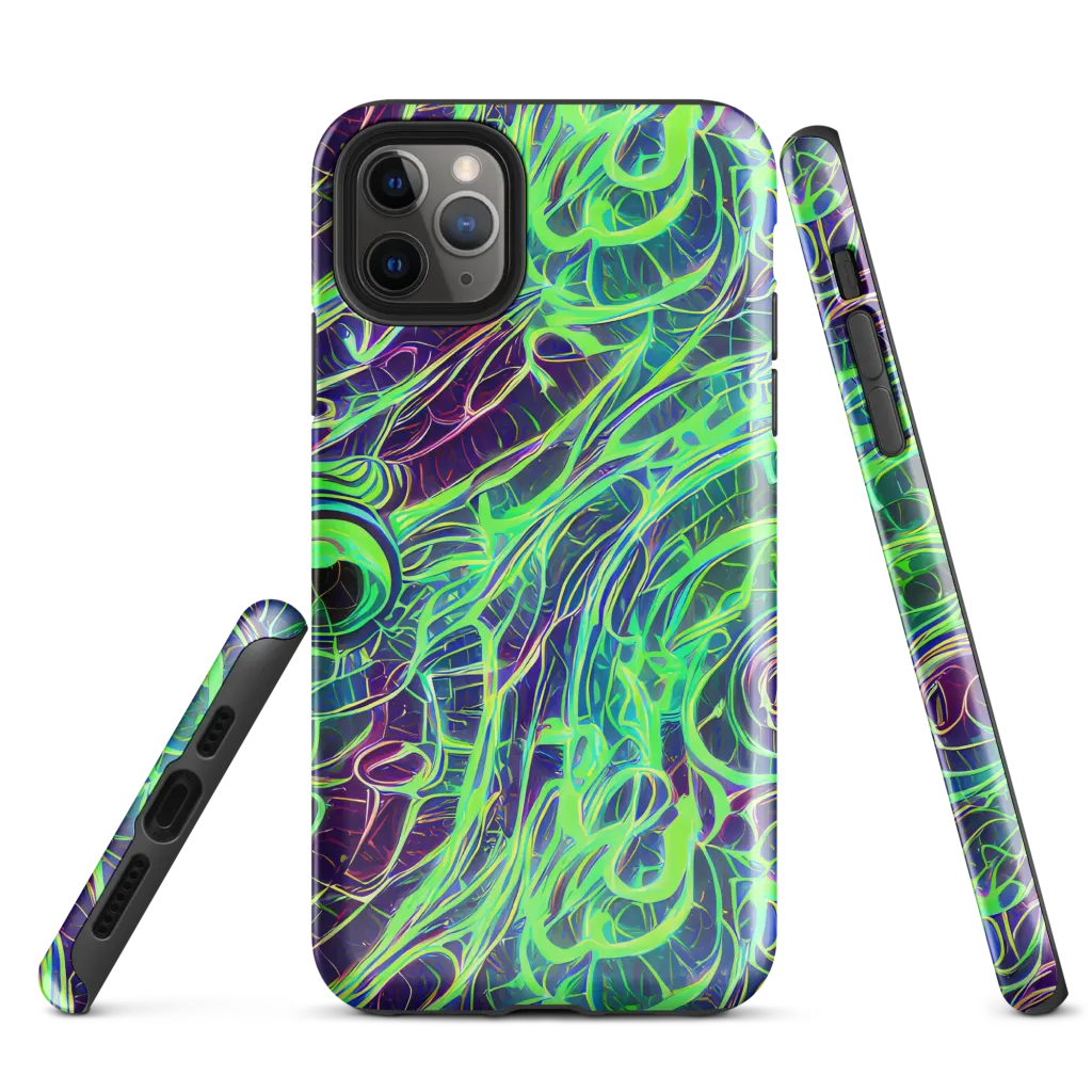 Synthwave Canopy on Tough Case for iPhone® — Front