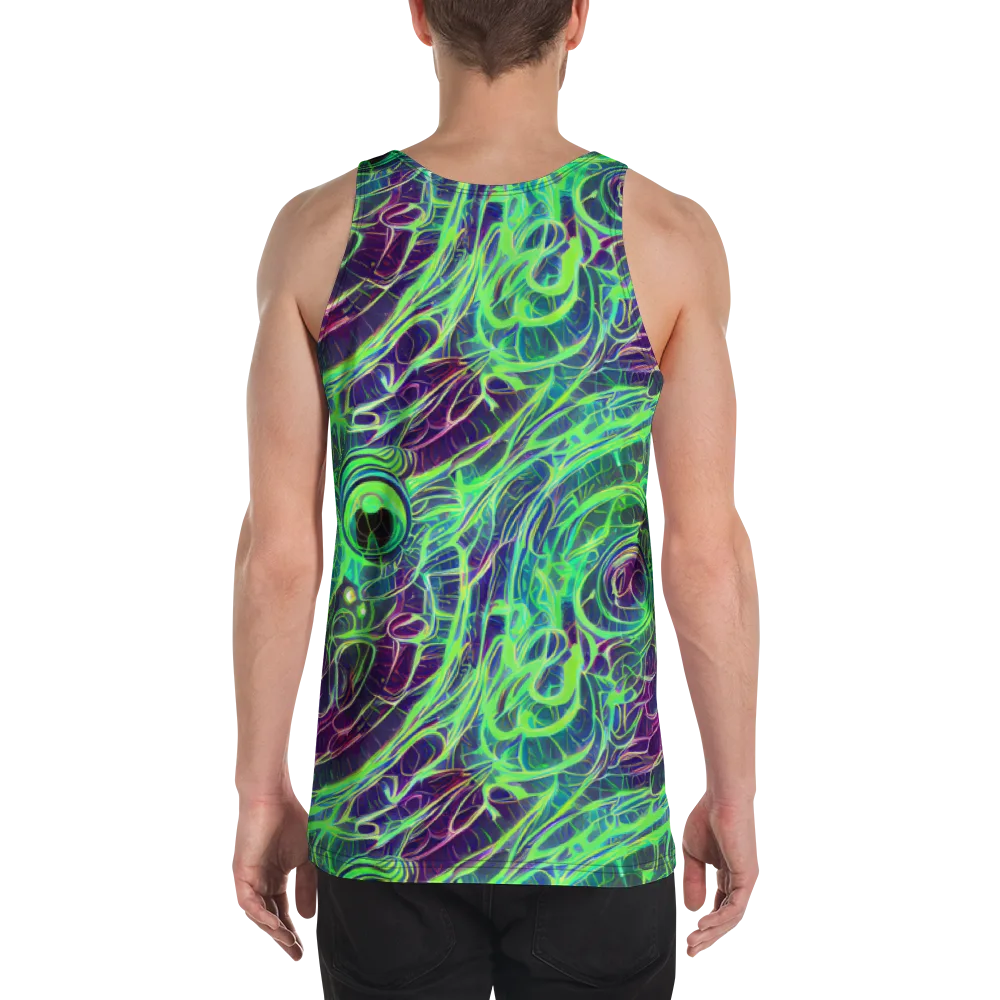 Synthwave Canopy on Men's Tank Top — Back