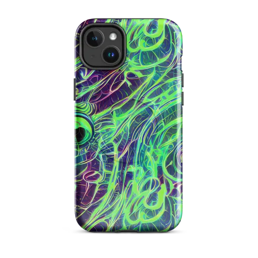 Synthwave Canopy on a MagSafe Tough Case for iPhone®