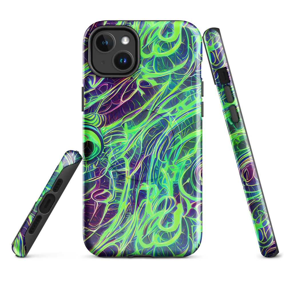 Synthwave Canopy on MagSafe Tough Case for iPhone® — Front