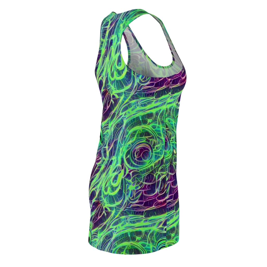 Synthwave Canopy on Racerback Dress — Back Side