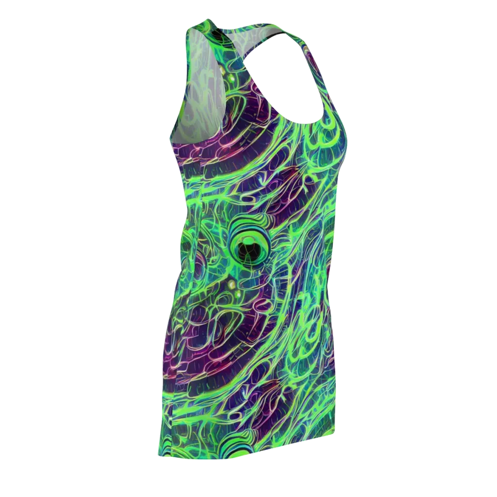 Synthwave Canopy on Racerback Dress — Front Side