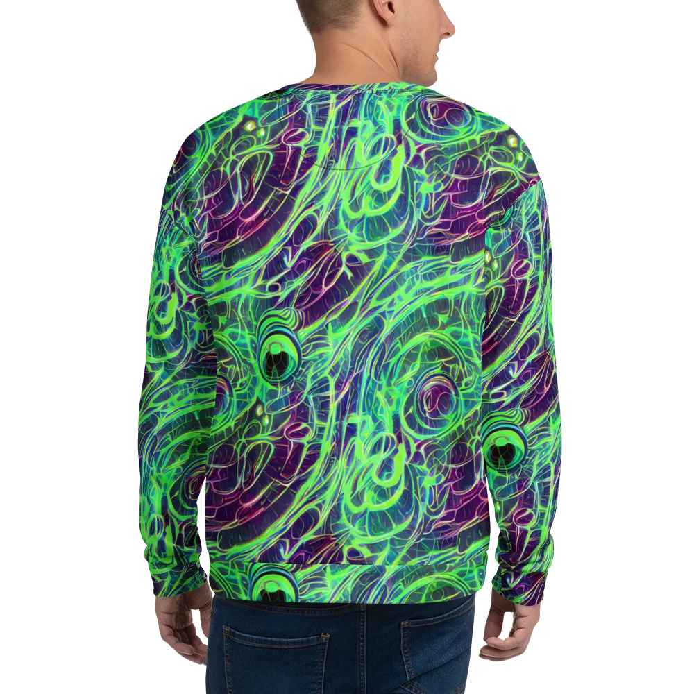 Synthwave Canopy on Sweatshirt — Back