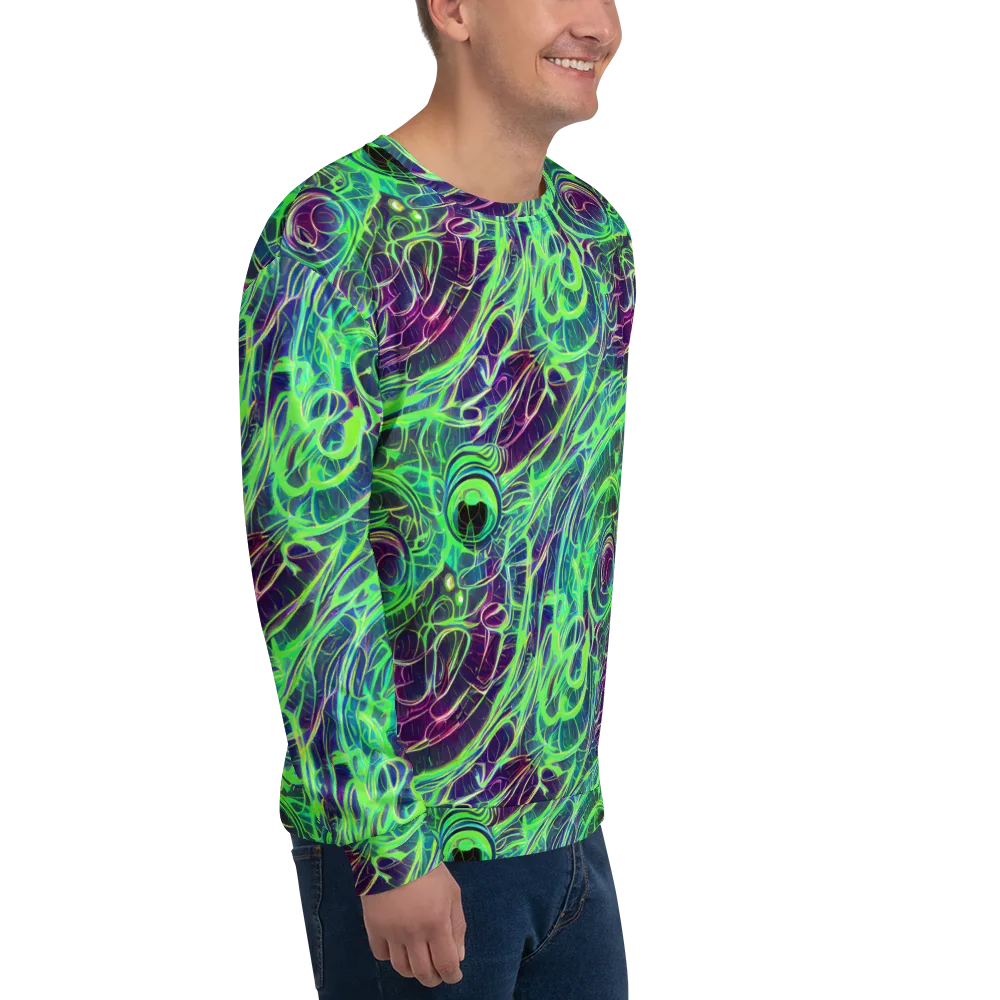 Synthwave Canopy on Sweatshirt — Right Front