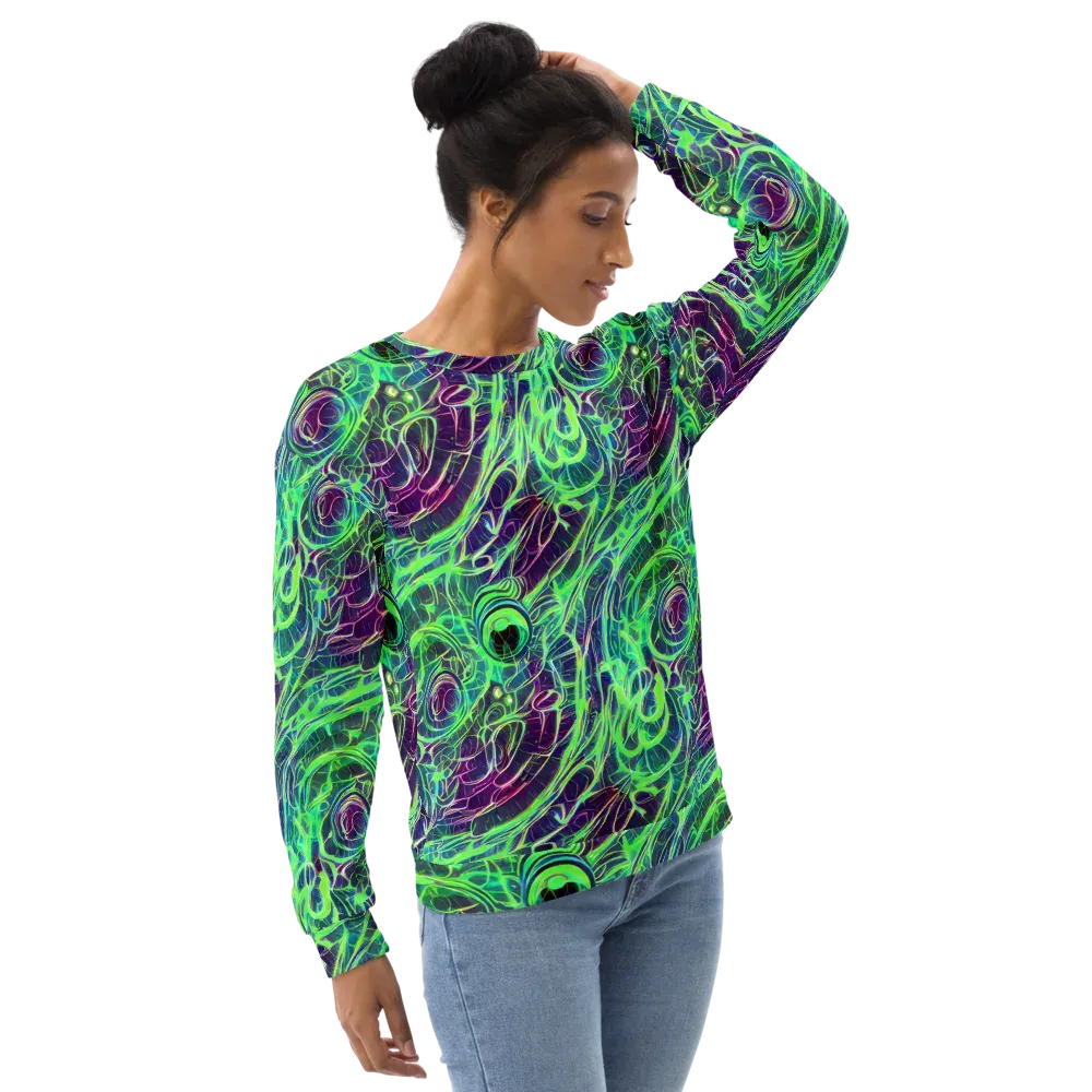 Synthwave Canopy on Sweatshirt — Right Front